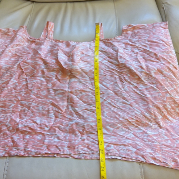 SW3 silk blouse white orange - Picture 6 of 8